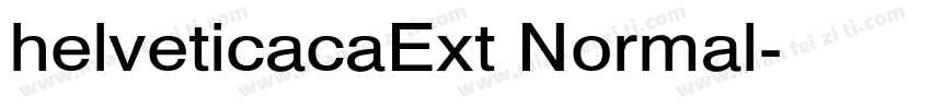 helveticacaExt Normal字体转换